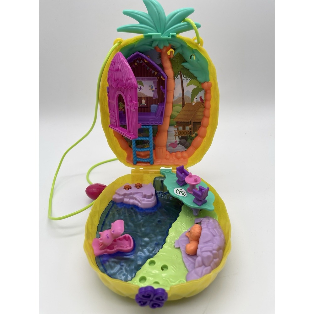 Polly Pocket Tropical‎ Pineapple Compact Playset/Purse 2019